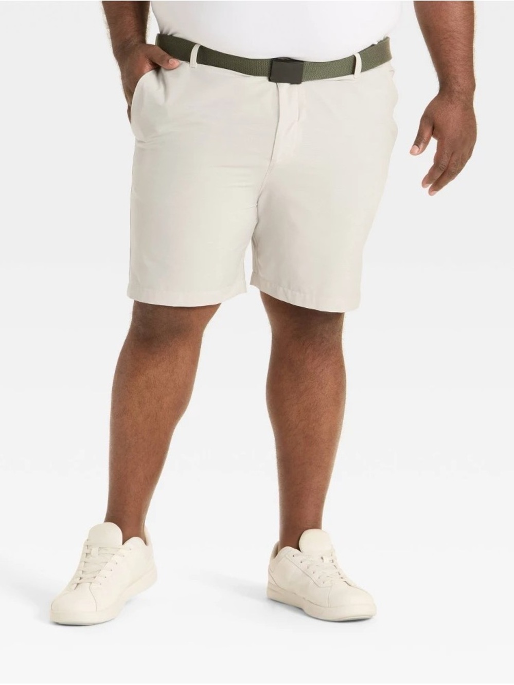 NWT - Men's Big Golf Shorts 7" - All in Motion™ Light Gray